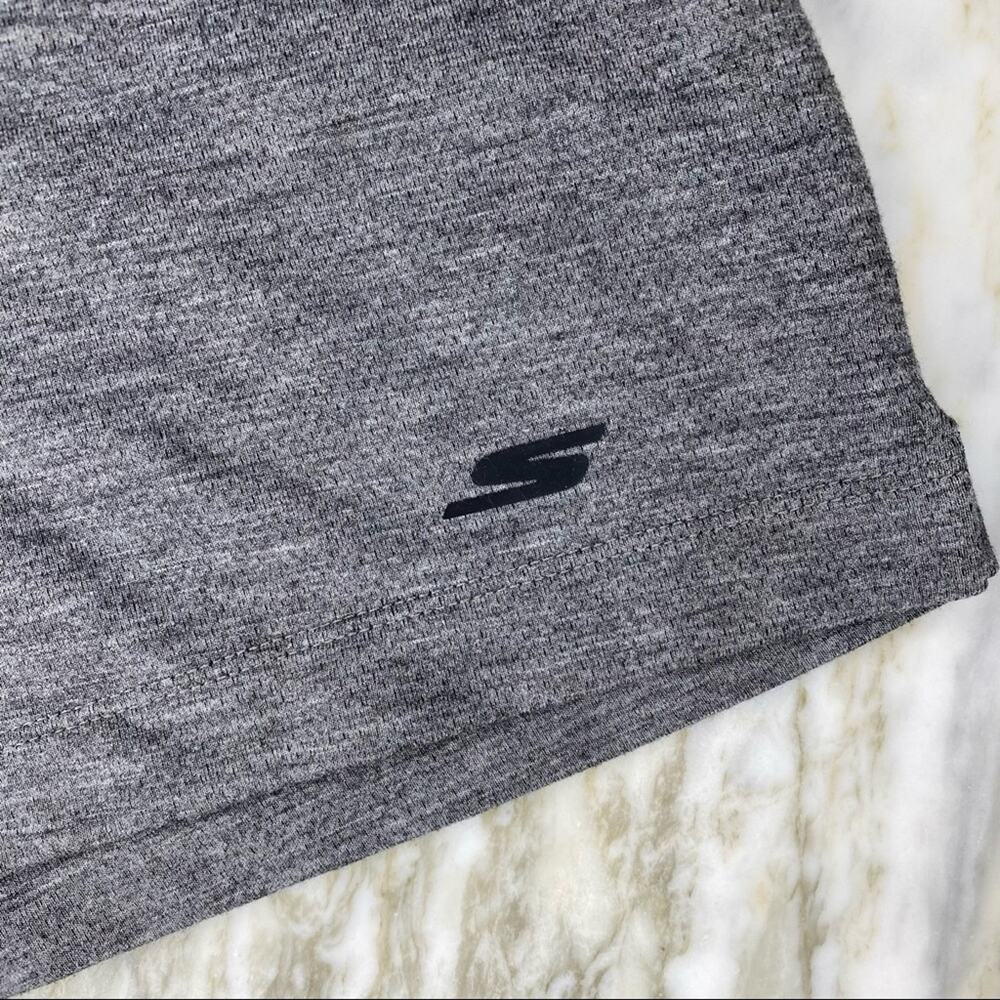 SKECHERS Womens Size XS Heather Grey 2 Pocket Activewear Casual Sweat Shorts - Picture 4 of 4